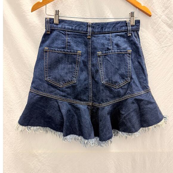 Gu X Sailor Moon 25th Anniversary Mini Denim Skirt Size 27" Anime Japanese - Picture 2 of 5